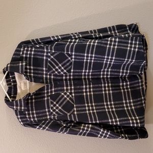 Ci Sono Women's Sherpa Lined Plaid Flannel, Size L